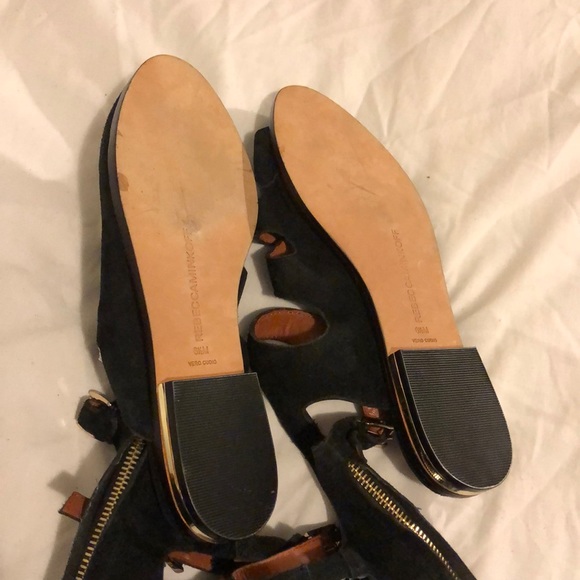 Suede Tall Gladiator Sandals - Picture 2 of 4